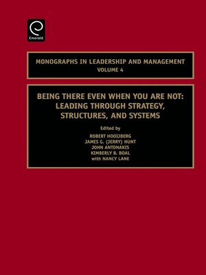 cover image of Monographs in Leadership & Management, Volume 4